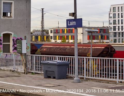 06.11.2018.2018 - Abriss in Laim - Baustelle zu Stammstrecke 2 am Hauptbahnhof München
