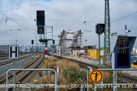 24.11.2020 - Rundgang um den Hauptbahnhof und Baustelle zu Stammstrecke 2 in München