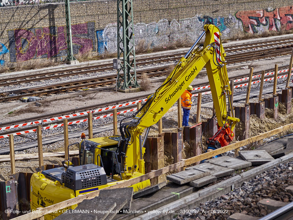06.04.2022 - Baustelle zur 2. Stammstrecke München