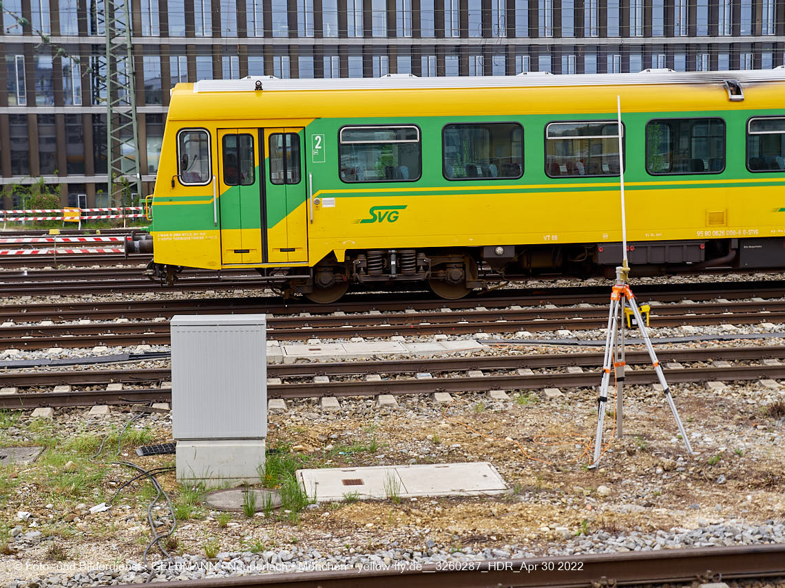 30.04.2022 - Gleisbauarbeiten an der Stammstrecke
