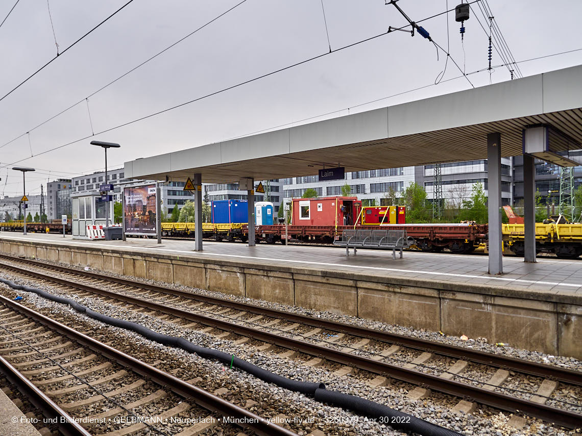 30.04.2022 - Gleisbauarbeiten an der Stammstrecke